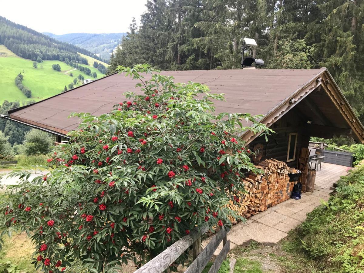 Wasserfallhütte Saalbach Exterior foto