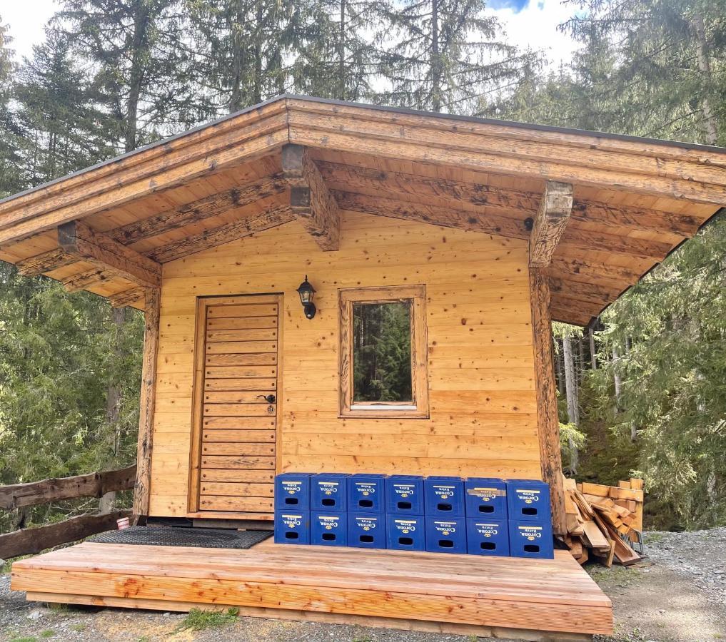 Wasserfallhütte Saalbach Exterior foto
